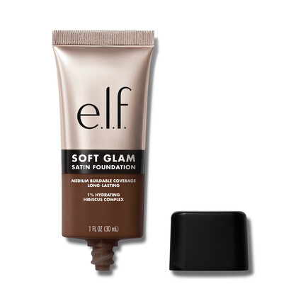 Soft Glam Satin Foundation, 63 Rich Warm - rich with warm undertones