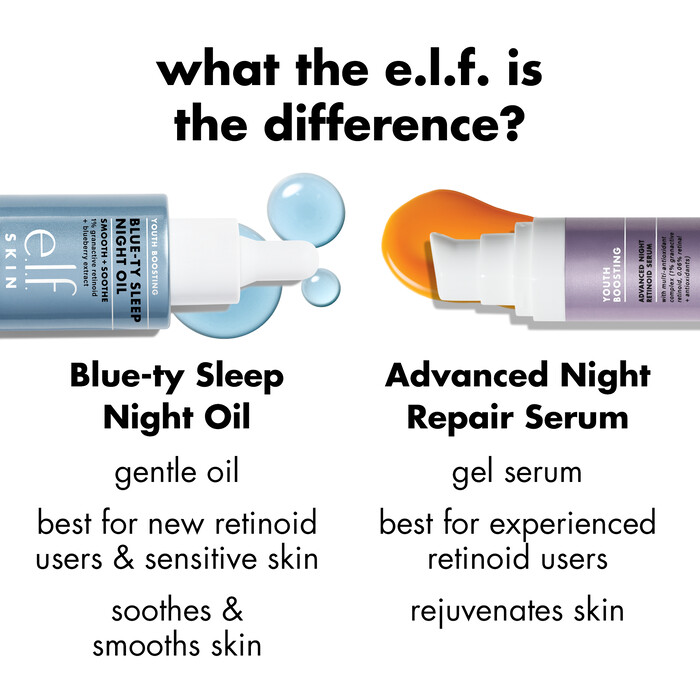 Difference Between Blue-ty Sleep Night Oil and Advanced Night Repair Serum